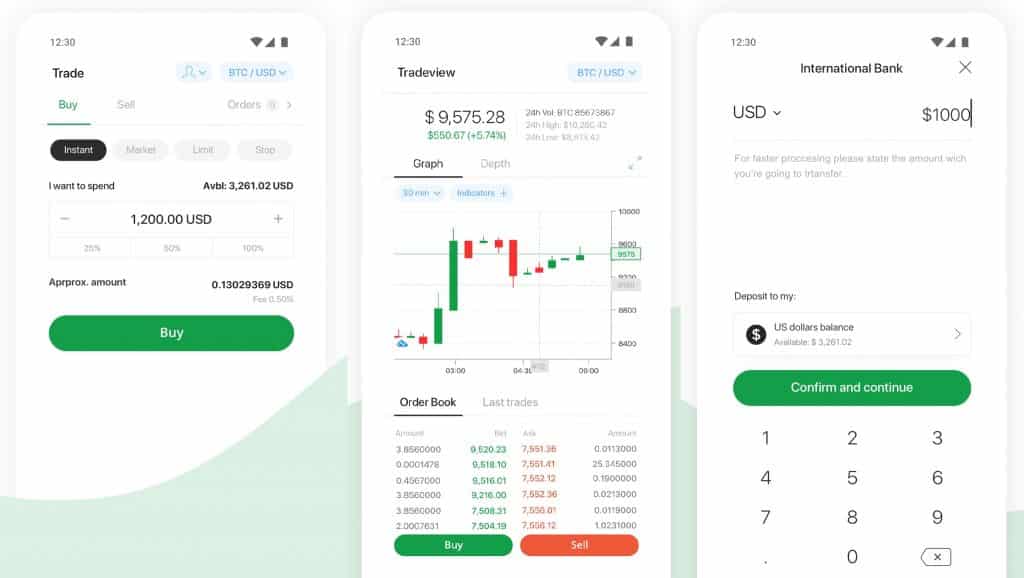 Application mobile Bitstamp