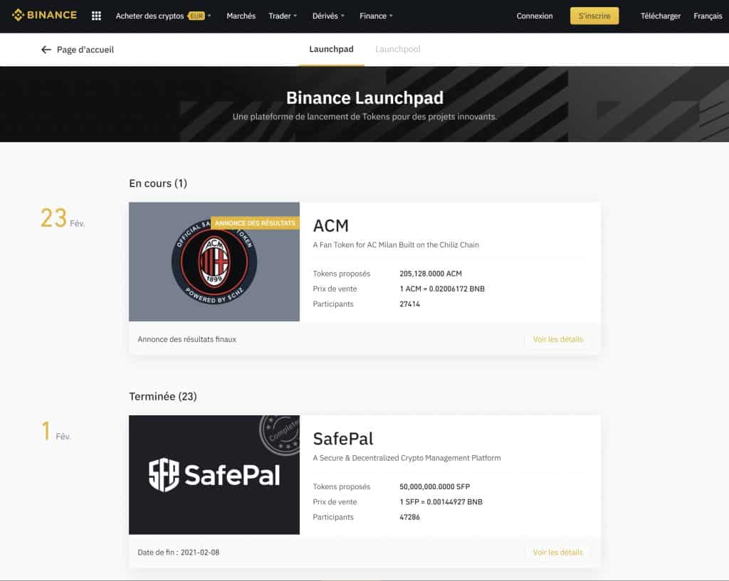 Binance Launchpad