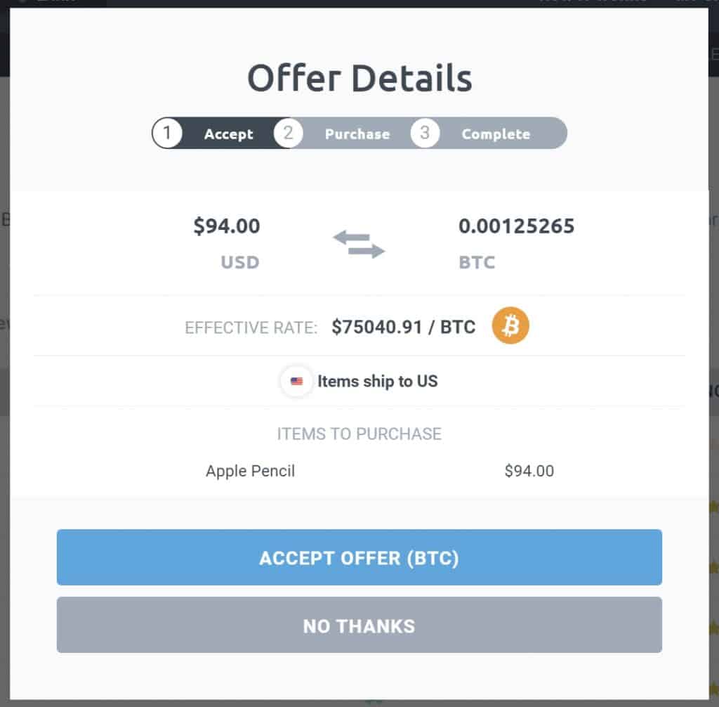 Bitcoin details Purse