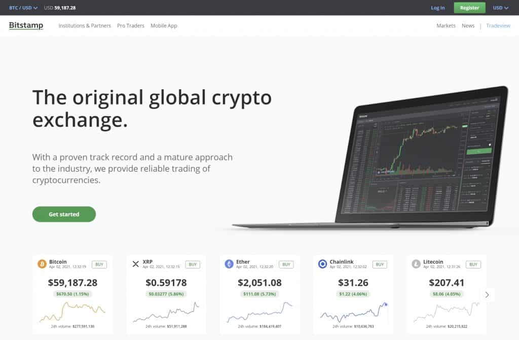 Bitstamp exchange crypto