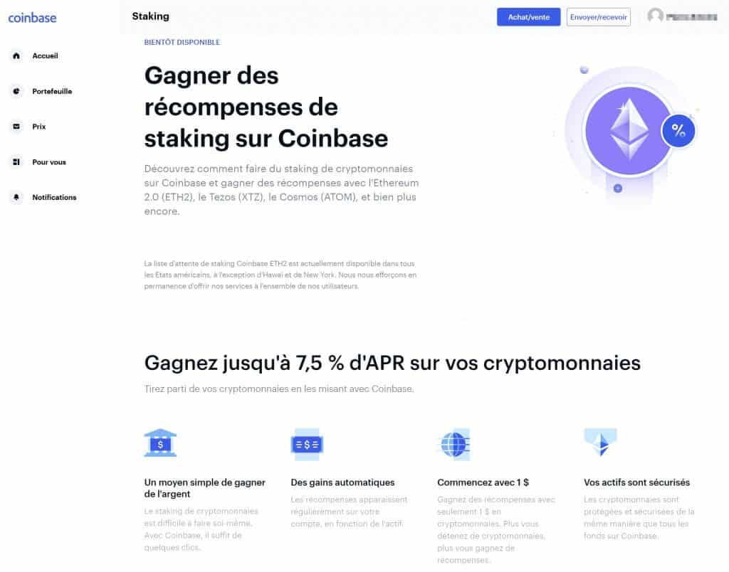 Coinbase Staking 1