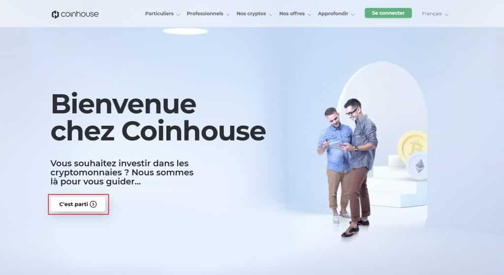 Coinhouse inscription