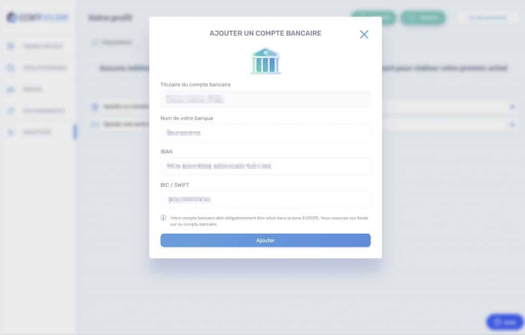 Coinhouse moyen de paiement compte
