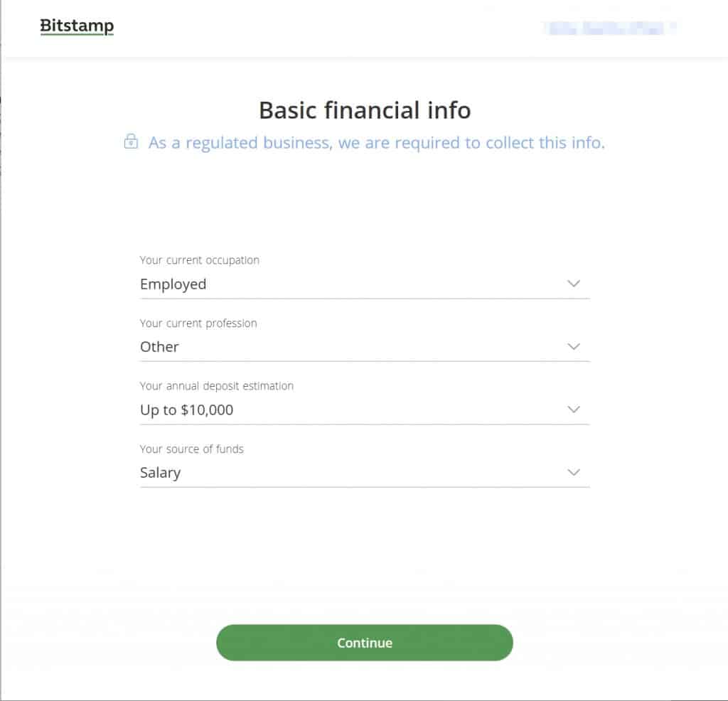 Infos financieres Bitstamp