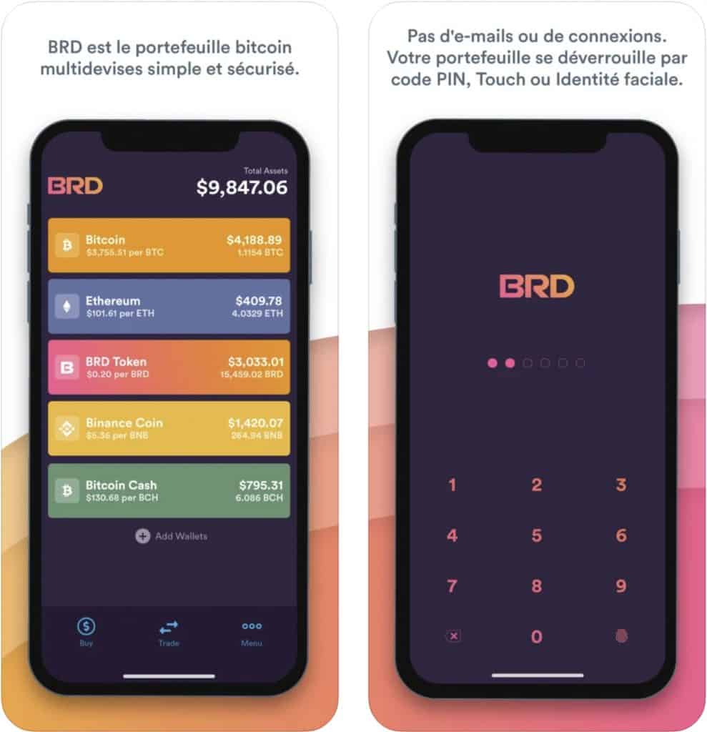 Meilleures apps iPhone BRD