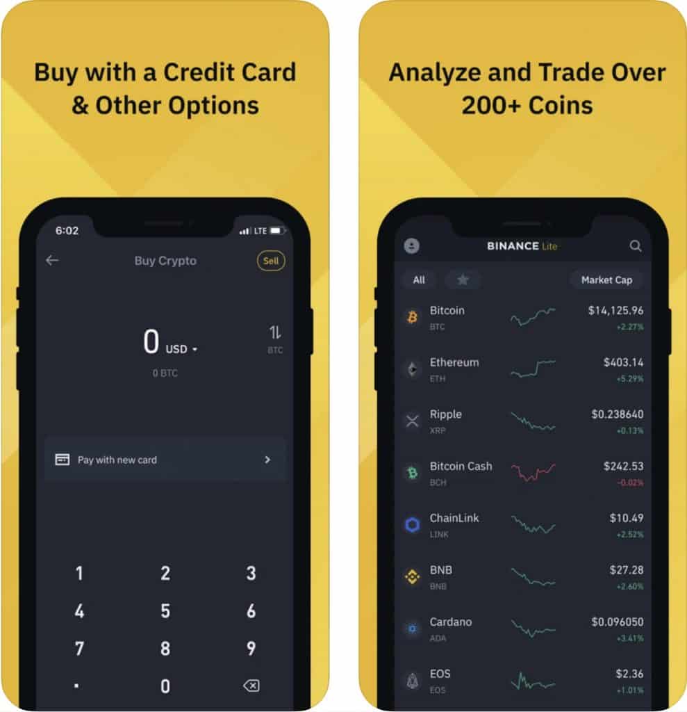 Meilleures apps iPhone Binance