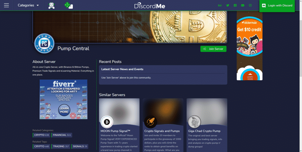 Pump Central Discord