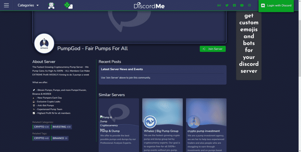 PumpGod Discord