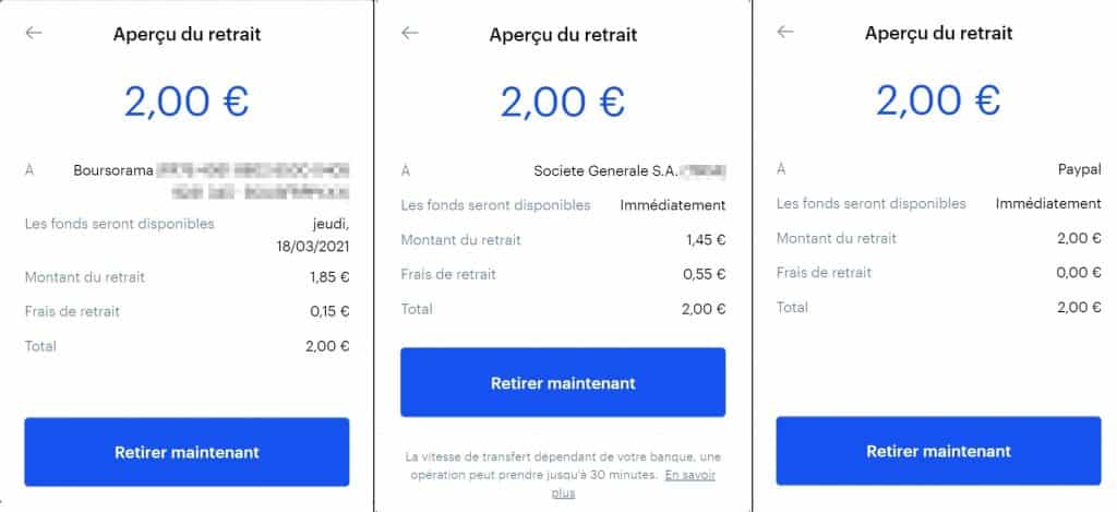 Retrait 6 Coinbase