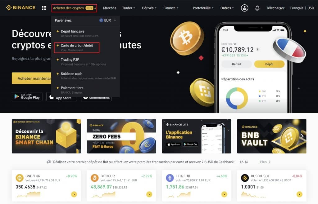 Bitcoin CB Binance