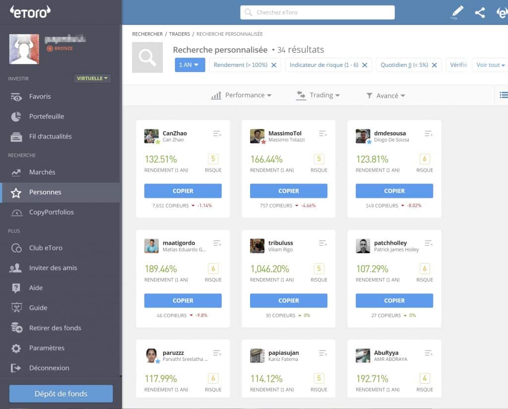 CopyTrading 2 eToro